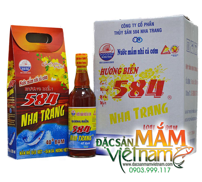 Nước mắm nhỉ cá cơm 584 Nha Trang