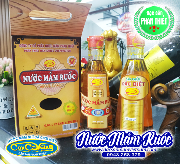Nước mắm ruốc con cá vàng - Đặc sản Phan Thiết