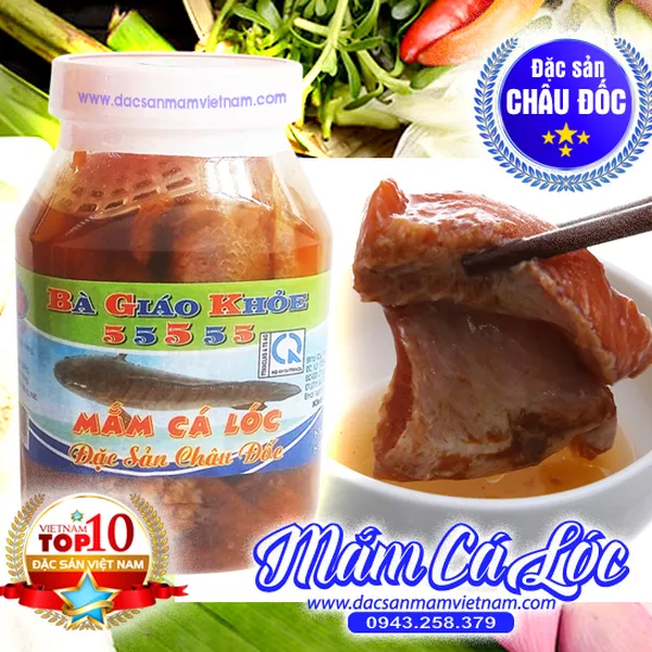 Mắm cá lóc Bà Giáo Khỏe