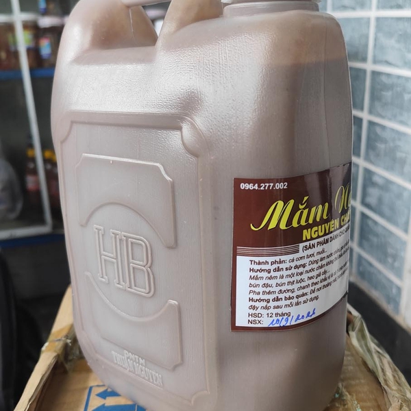 Mắm nêm dành cho quán ăn -  can 5 lít