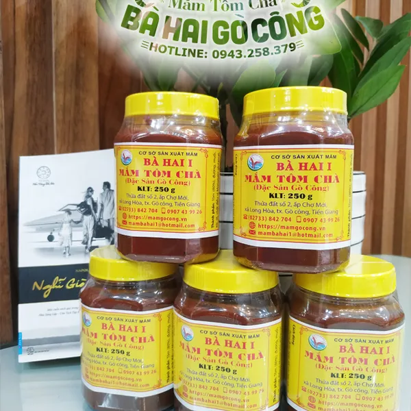 Mắm tôm chà Bà Hai Gò Công - hủ 250gr