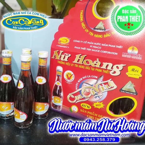 Nước mắm Nữ Hoàng - Hiệu con cá vàng 45ml