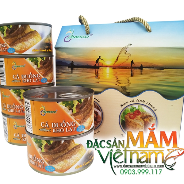 Cá duồng kho lạt đóng hộp - Đặc sản An Giang