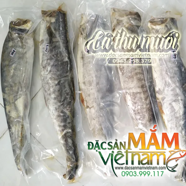 Cá thu muối dùi - Đặc sản Châu Đốc