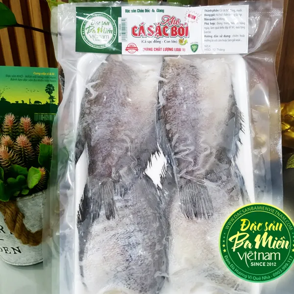 Khô cá sặc bổi không đầu - Túi 500gr