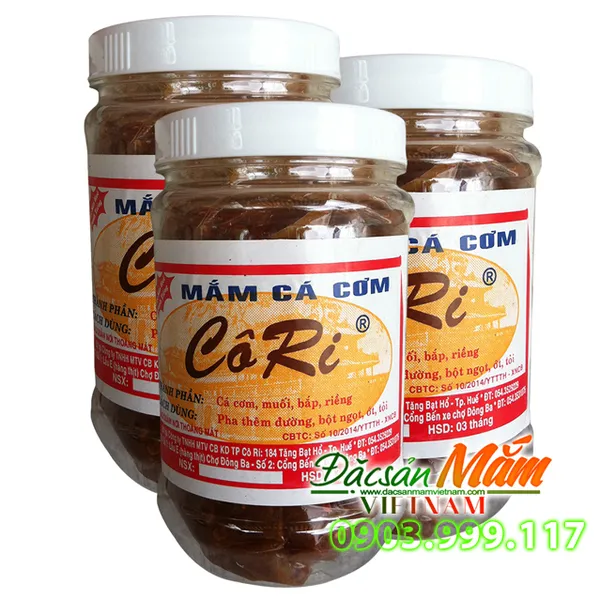 Mắm cá cơm Cô Ri Huế