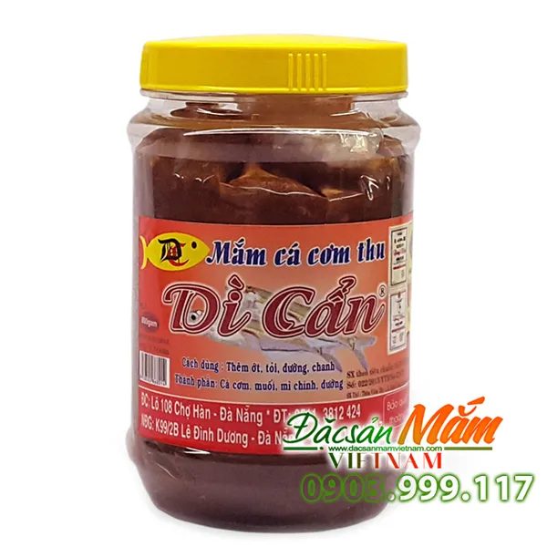Mắm cá cơm thu Dì Cẩn - Đà Nẵng