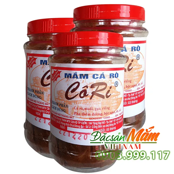 Mắm cá rò Cô Ri Huế