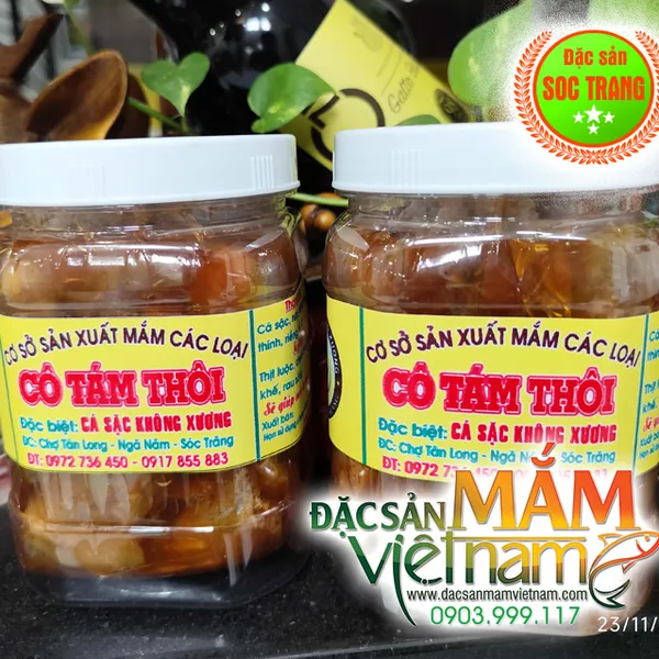 Mắm cá sặc không xương Sóc Trăng