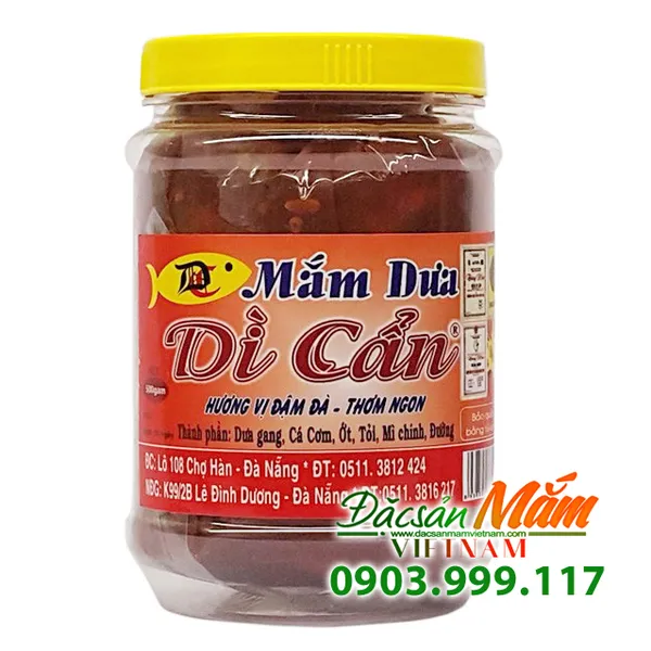 Mắm dưa Dì Cẩn