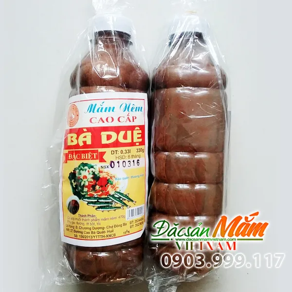 Mắm nêm Bà Duệ chai