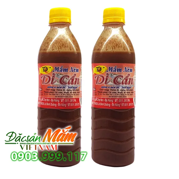 Mắm nêm Dì Cẩn Đà Nẵng chai