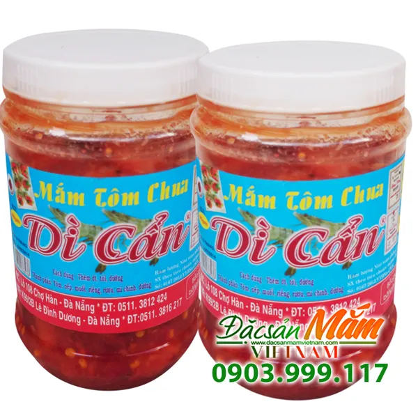 Mắm tôm chua Dì Cẩn Đà Nẵng