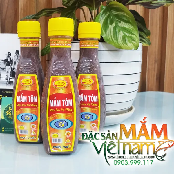Mắm tôm Phan Thiết - Hiệu con cá vàng