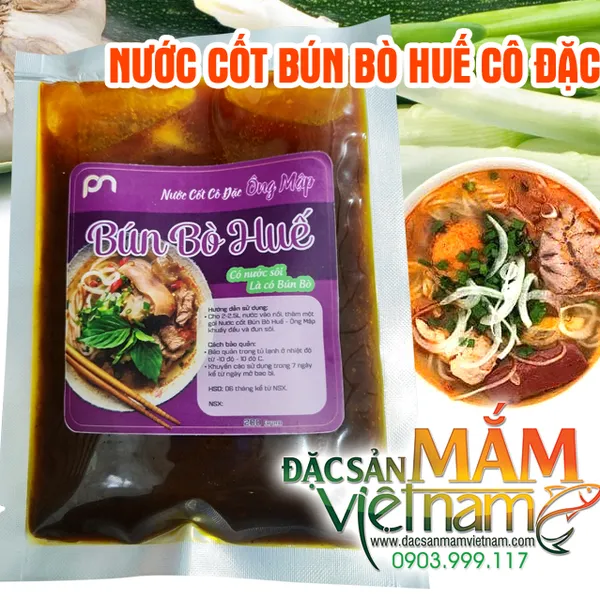 Nước cốt bún bò Huế cô đặc - Hiệu Ông Mập