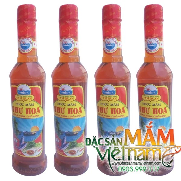 Nước mắm Như Hoa- Tam Quan chai 480ml