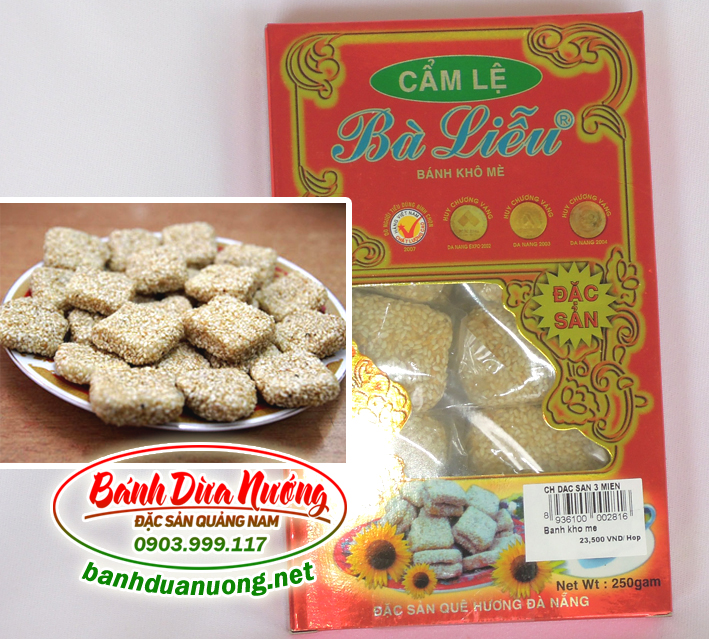 Địa chỉ mua bánh khô mè Bà Liễu tại TPHCM