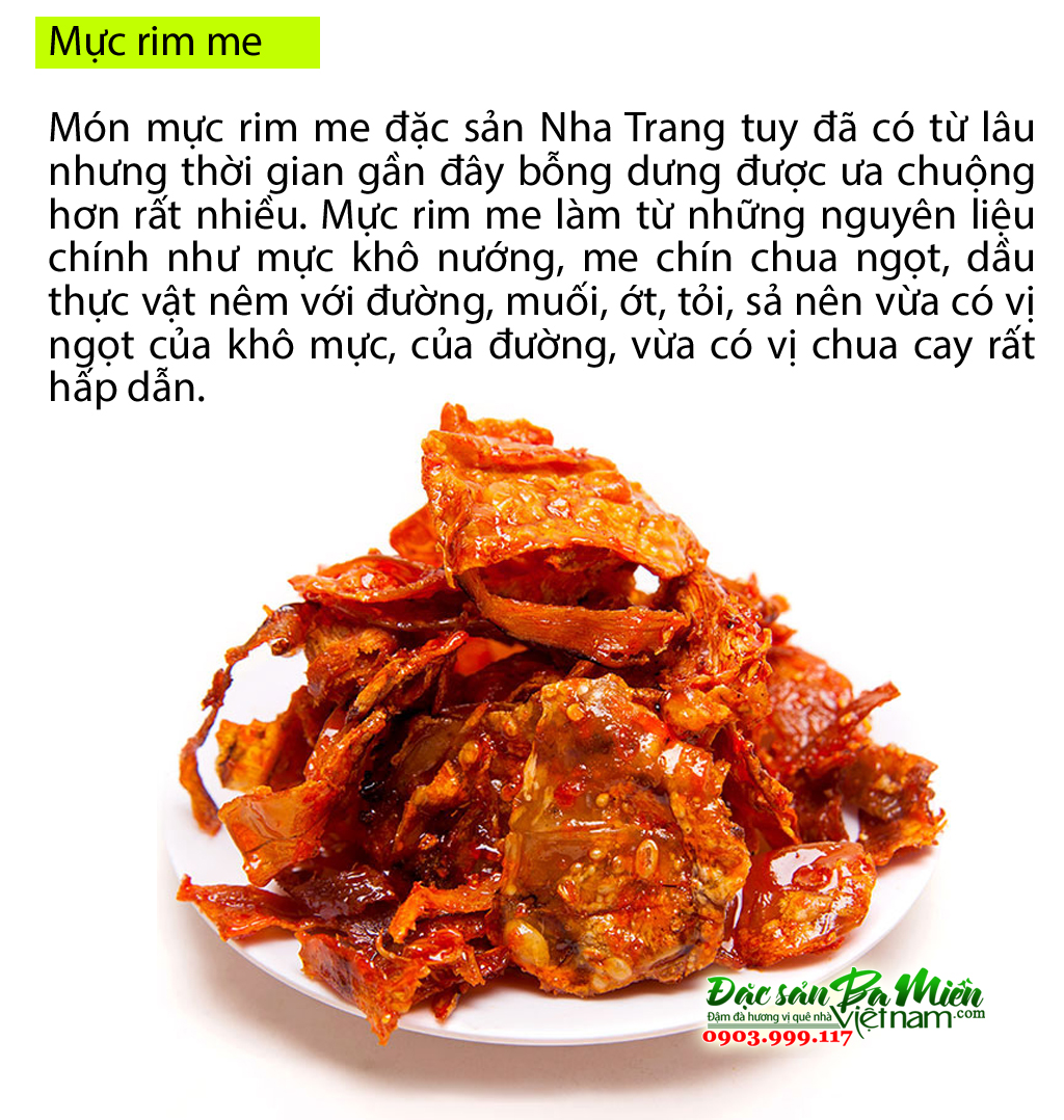 Mực rim me - đặc sản nên mua làm quà khi đi du lịch