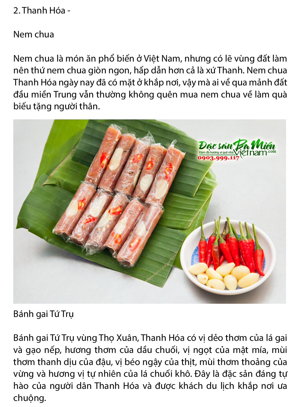 Những món đặc sản nên mua làm quà khi đi du lịch