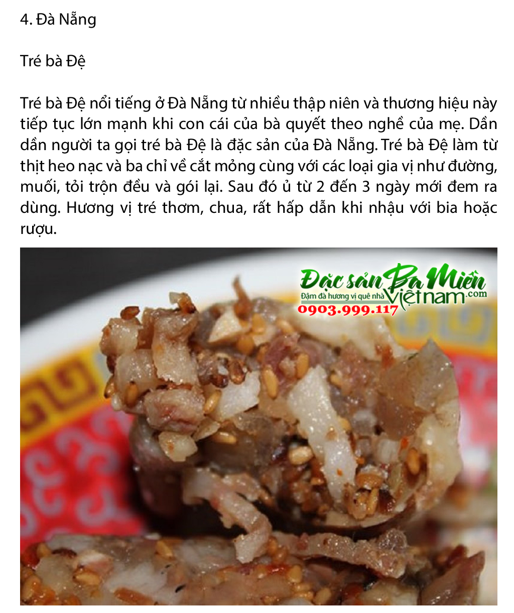 Những món đặc sản nên mua làm quà khi đi du lịch phương xa