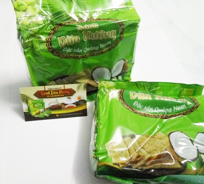 Bánh dừa nướng - đặc sản Quảng Nam