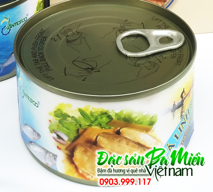 Cá linh kho mía đóng hộp