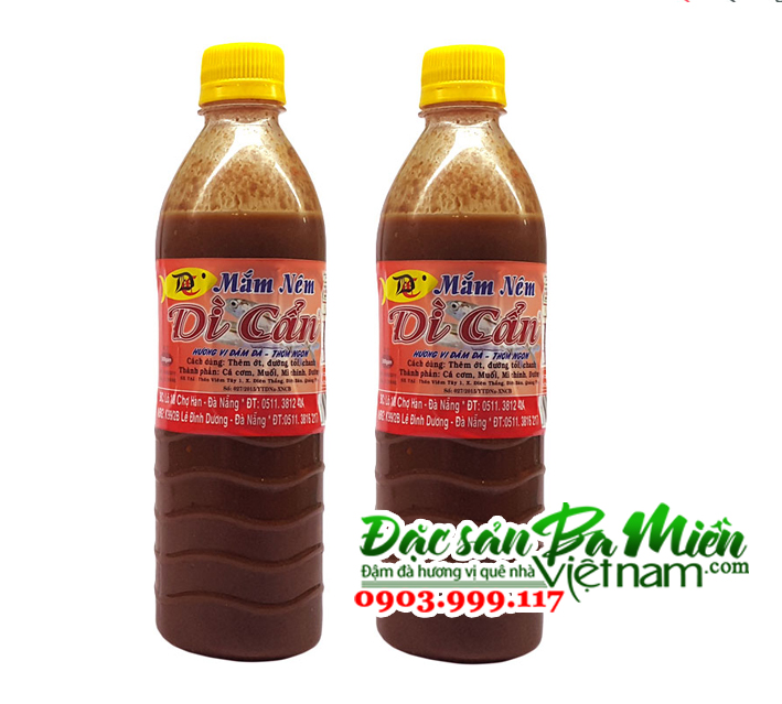 Mắm nêm Dì Cẩn chai