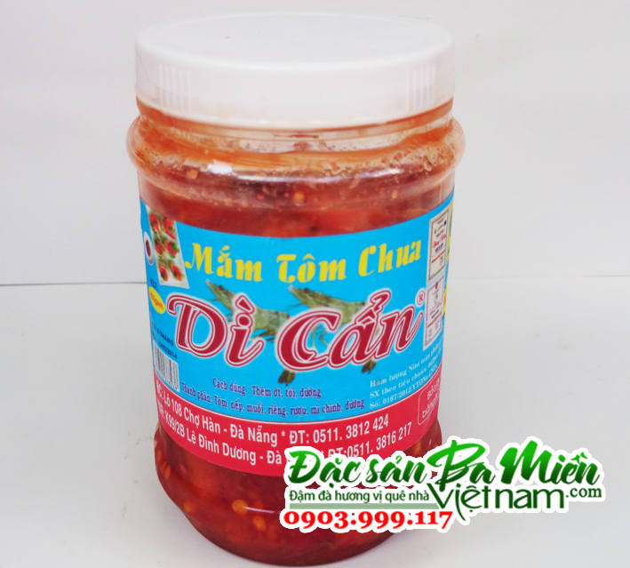 Mắm tôm chua Dì Cẩn