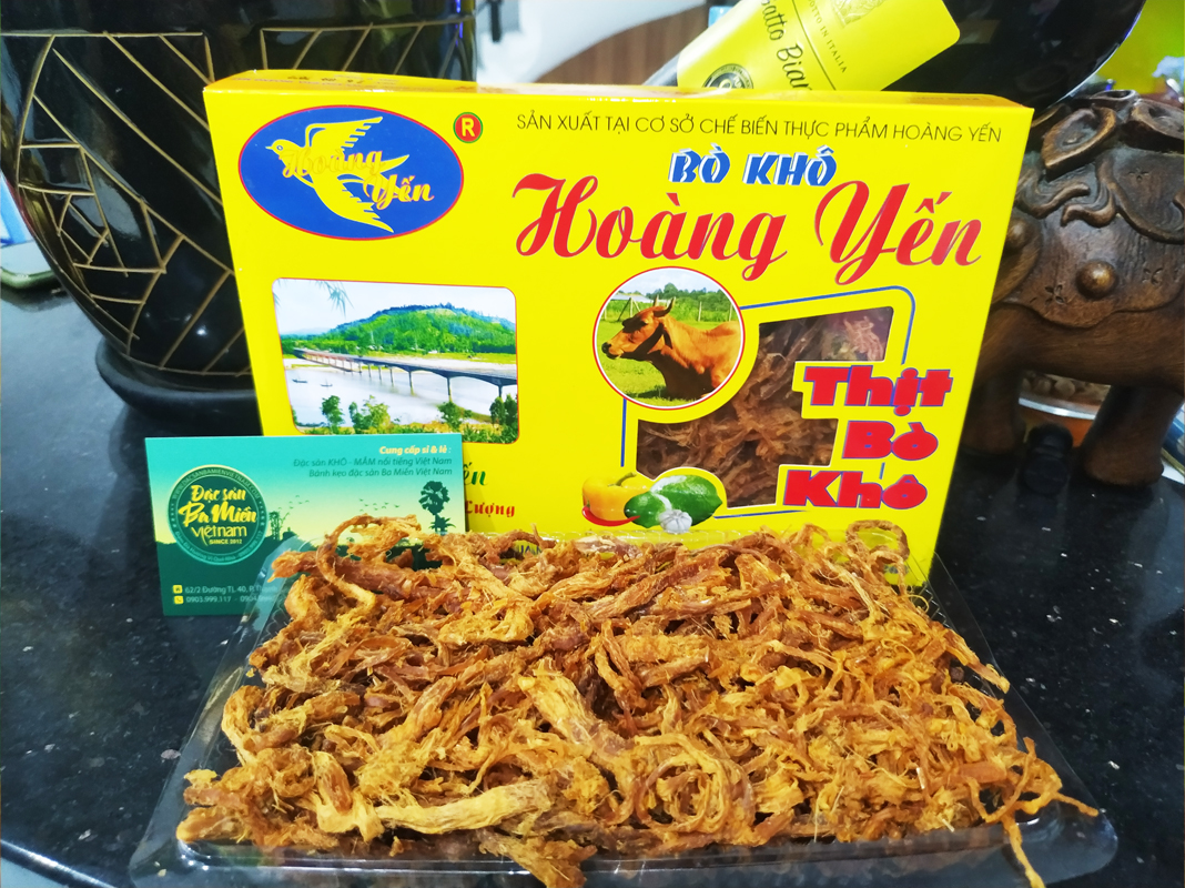 Thịt bò khô Hoàng Yến Quảng Ngãi