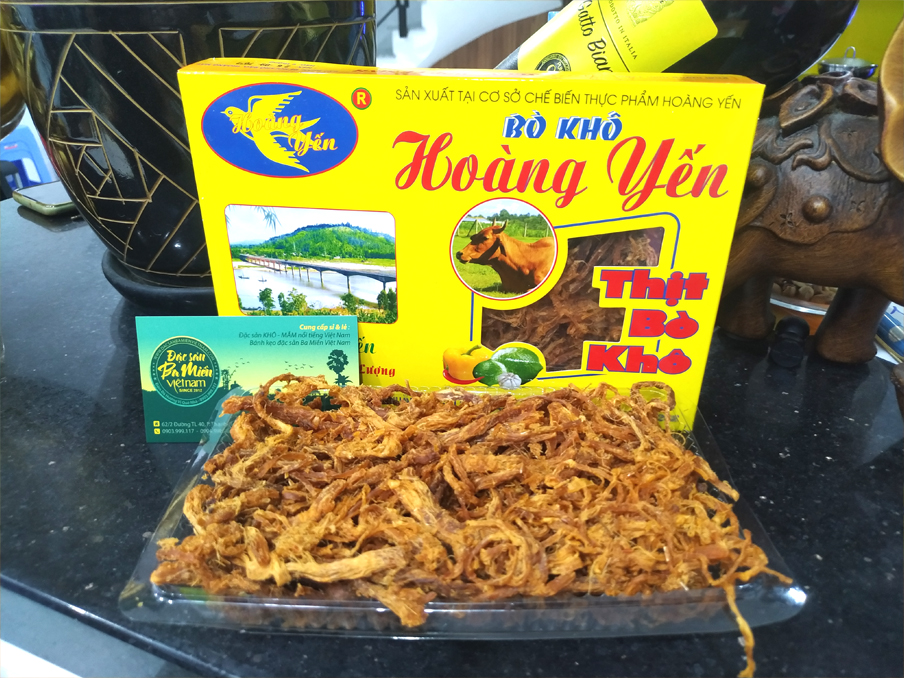 Thịt bò khô Hoàng Yến Quảng Ngãi