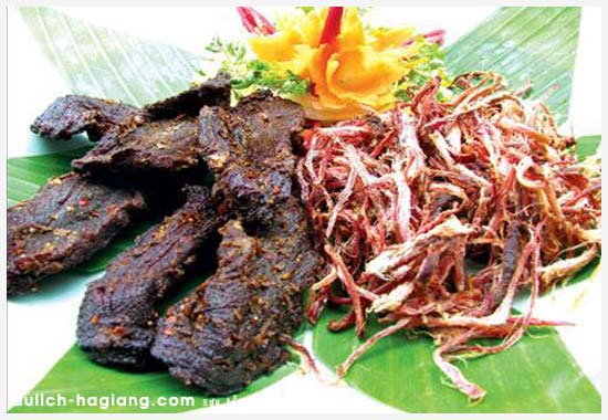 Thịt trâu gác bếp Thịt trâu gác bếp