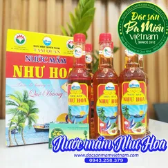 Nước mắm Như Hoa - Đặc sản Tam Quan Bình Định