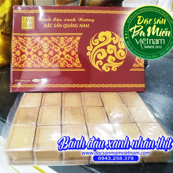 Bánh đậu xanh nhân thịt - Hội An