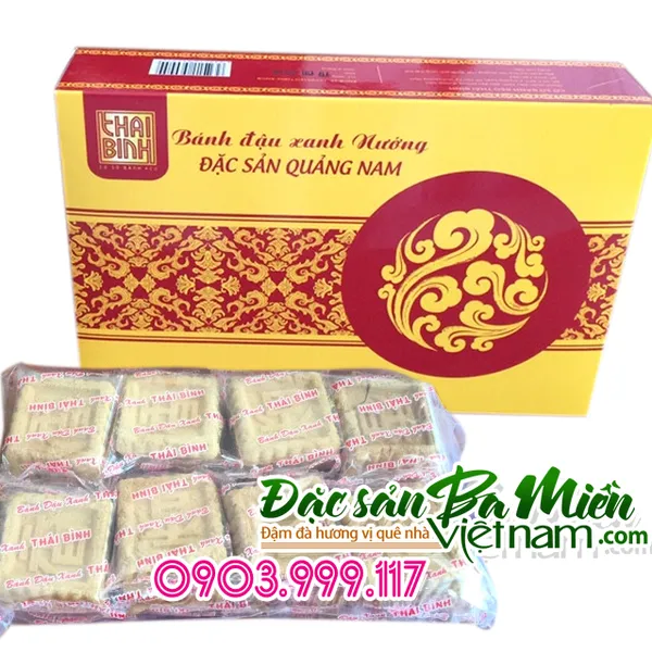 Bánh đậu xanh nướng Thái Bình