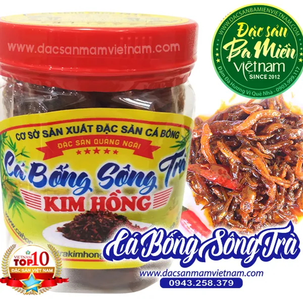 CÁ BÔNG SÔNG TRÀ KIM HỒNG - Đặc sản Quảng Ngãi