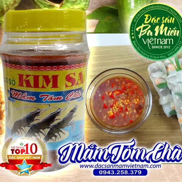 Đặc sản miền nam - Mắm tôm chà Gò Công
