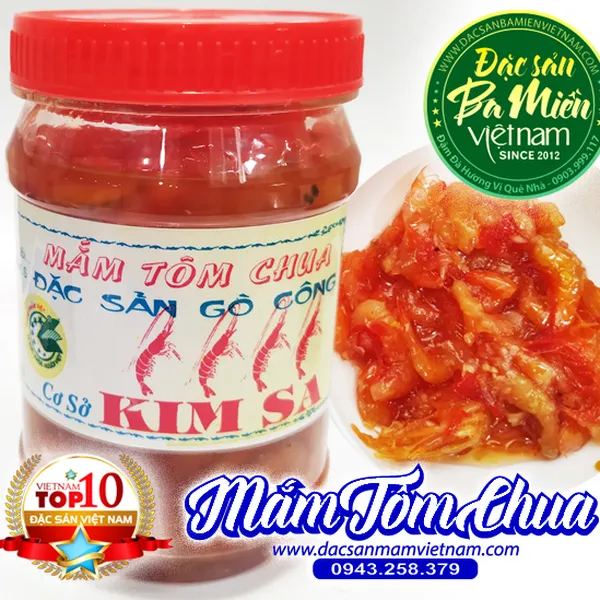 Đặc sản miền nam - Tôm chua Gò Công