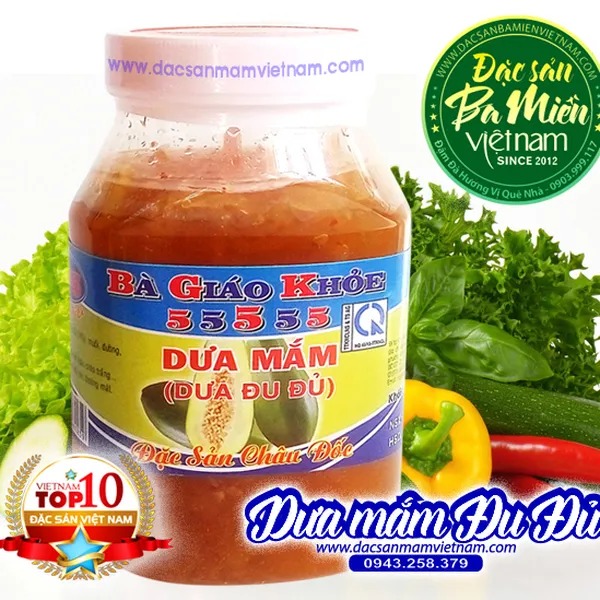 Dưa mắm Châu Đốc