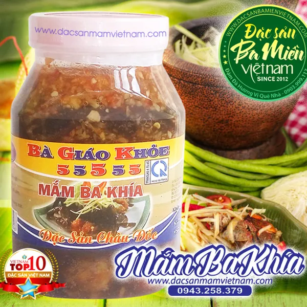 Mắm ba khía Châu Đốc