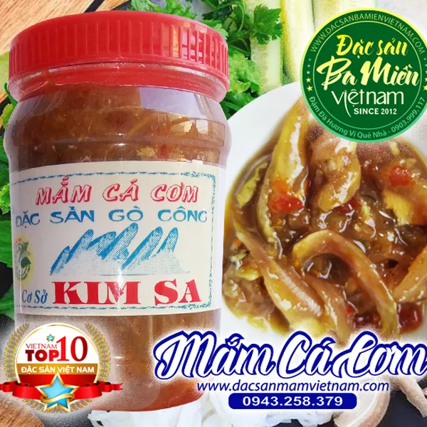 Mắm cá cơm Kim Sa Gò Công