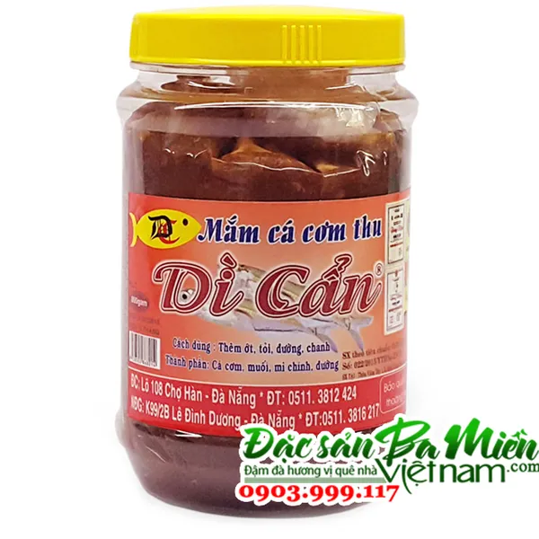 Mắm cá cơm thu Dì Cẩn