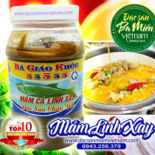 Mắm cá linh xay Châu Đốc