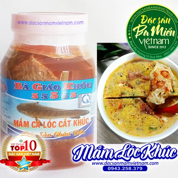 Mắm cá lóc cắt khúc Châu Đốc