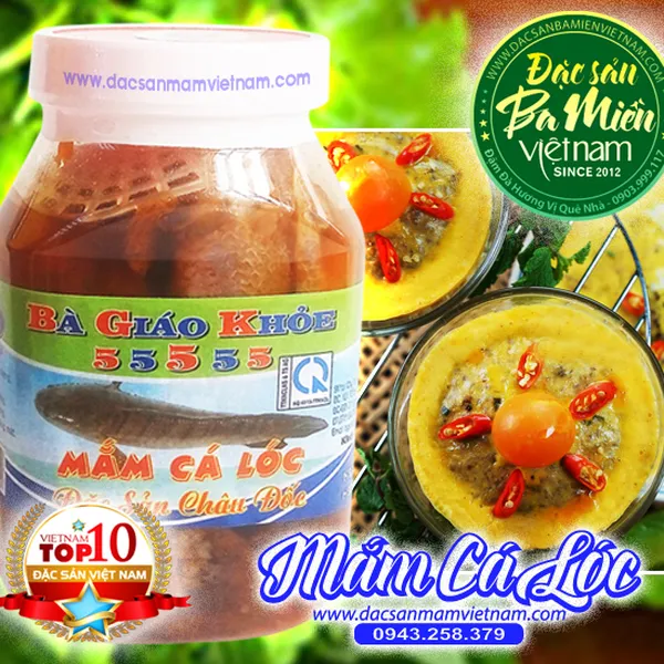 Mắm cá lóc Châu Đốc