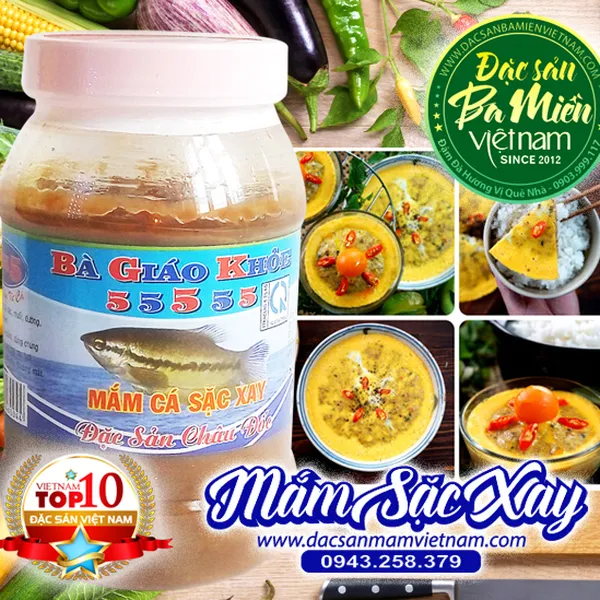 Mắm cá sặc xay Châu Đốc