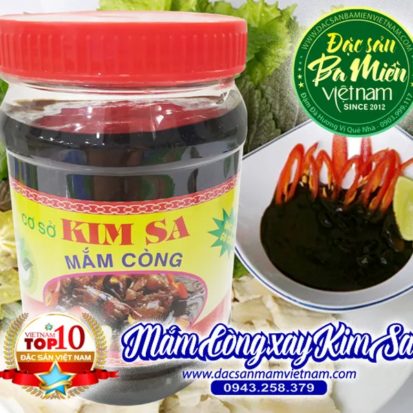 Mắm còng xay nhuyễn Gò Công