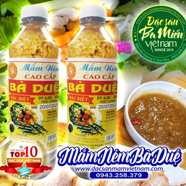 Mắm nêm Bà Duệ - Huế
