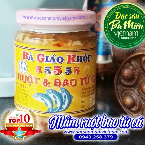 Mắm ruột cá bao tử Châu Đốc