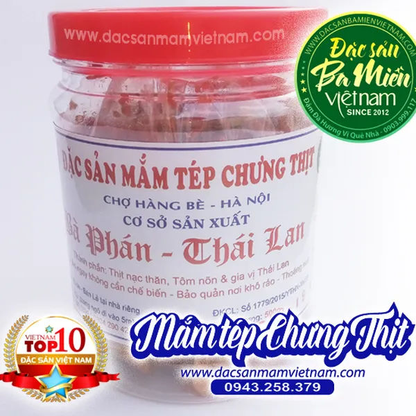 Mắm tép chưng thịt Bà Phán - Thái Lan