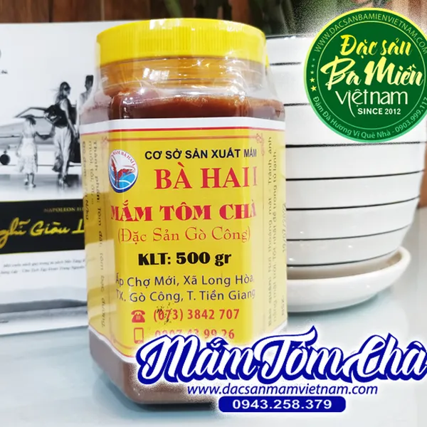 Mắm tôm chà Bà hai Gò Công - Đặc sản Tiền Giang